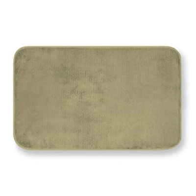 Image of GEMITEX Merlin 50 x 80 cm Super Absorbent Polyester Rug, Taupe