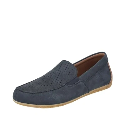 Image of Rieker Men&#039;s 09555 Loafer, Blue, 6.5 UK
