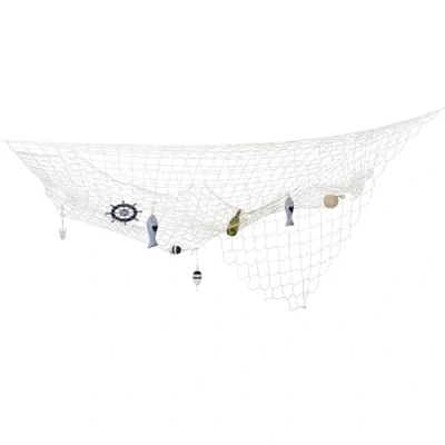 Image of Boland 44351 Fishing Net Decorative, 300 x cm, white