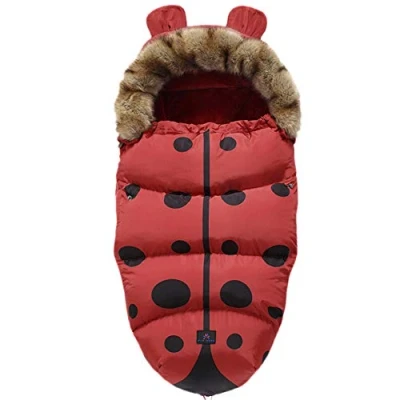 Image of Gorger Pram Footmuffs Universal Winter Warm Waterproof Windproof Outdoor Baby Bunting Bags Suitable for Pushchairs, Strollers, Prams, Buggy, Car Seat, Bed