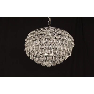 Image of Adaliz 4 Light Chrome Ceiling Crystal Pendant