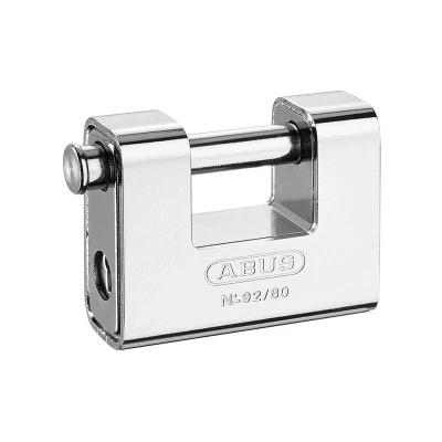 Image of Abus 92/80mm Monoblock Brass Body Shutter Padlock Carded ABU9280C