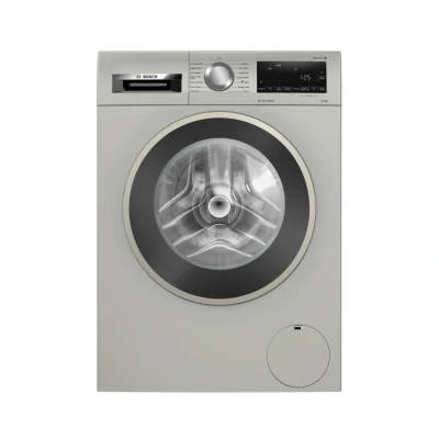 Image of Bosch WGG254ZSGB Series 6, Free Standing Washing Machine Front Loader, A Rated, 10 kg, 1400 rpm, Iron Assist, Speed Programme, Silver Inox