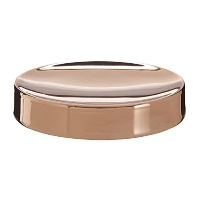 Image of Premier Housewares Clara Soap Dish, Stainless Steel, Rose Gold, 11 x 2 cm