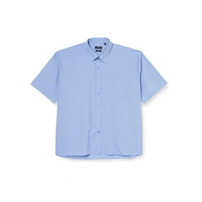 Image of Premier Short sleeve poplin shirt Mid Blue 17