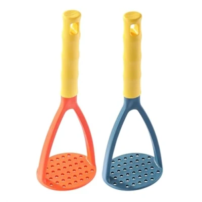 Image of Potato Masher, Plastic Mashed Potatoes Colorful Food Masher Kitchen Tool for Potato, Fruit and Vegetable Easy Install