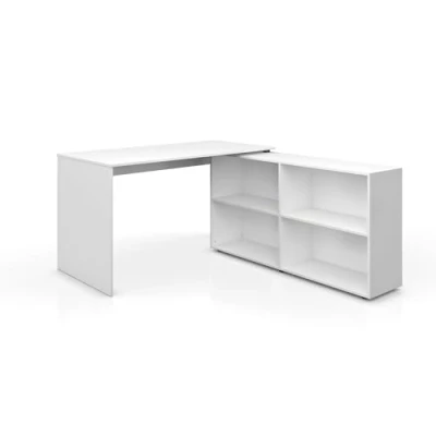 Image of Vicco Corner desk FlexPlus, White, 137 x 60 cm