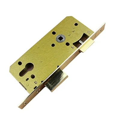 Image of Mortice Lock Brass Security 4585 Door Body Silent Double Tongue Mechanical Room Handle Accessories 45X75 Mortise Locks