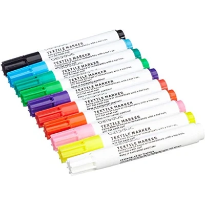 Image of Pack of 10 fabric pens