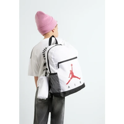 Image of Jordan AIR School Backpack WITH Pencil case Unisex SET for kids, Size: One Size, White