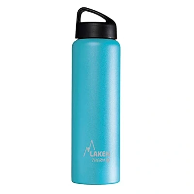 Image of Laken Unisex Adult Classic Termo 1 L Cyan/Turquoise Thermal Water Bottle Litre