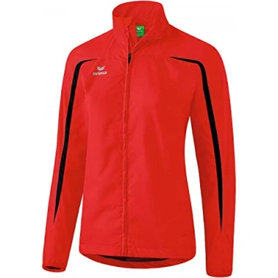 Image of Erima Women Running Jacket Red/Black, Size 44