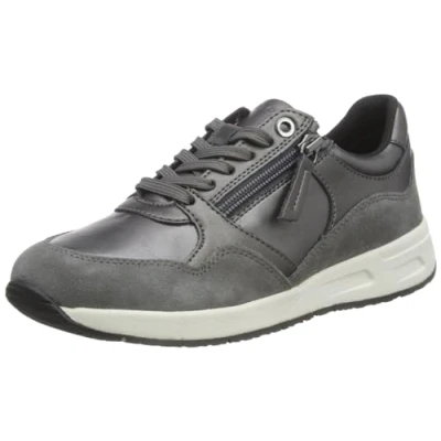 Image of Geox Women&#039;s D BULMYA B Sneaker, DK Stone, 4 UK