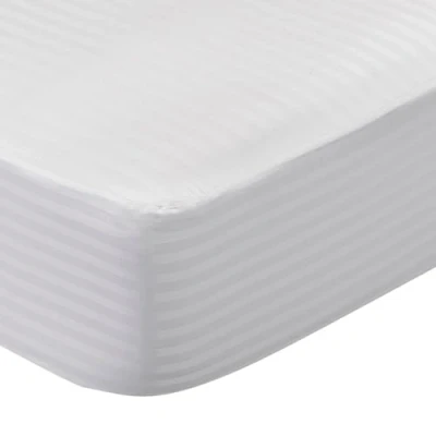 Image of Pikolin Home Ticking Mattress Protector, 100% Cotton, white, Lit 180 x 190/200 cm