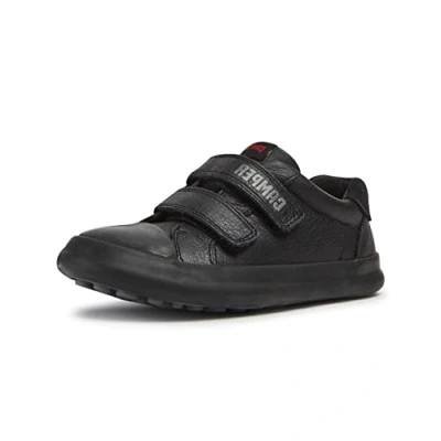 Image of Camper Pursuit Trainers for kids, Size: 10K, Black Leather