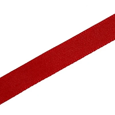 Image of Berisfords Seam Binding Polyester Ribbon Tape 25mm Wide (Red, 3 M)