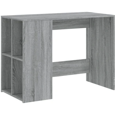 Image of vidaXL Desk Grey Sonoma 102x50x75 cm Engineered Wood