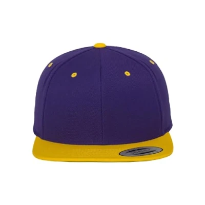 Image of Flexfit Classic Snapback 2TONE Cap, Size: One Size, Pur/gold