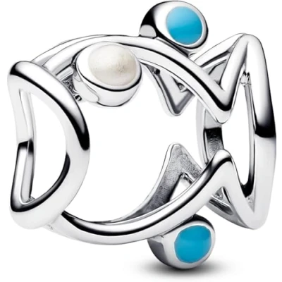Image of Pandora Silver Openwork Fish Charm