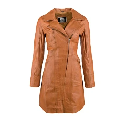 Image of Urban Leather 107 Women Jacket, Tan, Size 3X Large