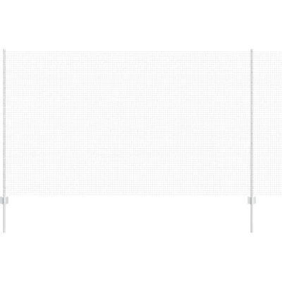 Image of vidaXL Welded Wire Fence with 22 U Posts Grey 1.4x25 m Steel