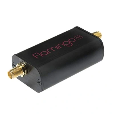 Image of Flamingo+ FM Broadcast Bandstop Filter v2 (FM Notch Filter) for Software Defined Radio (RTL SDR) Applications. Blocks Problematic 88 108MHz Frequencies from your SMA Connected