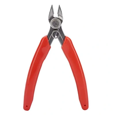 Image of Akozon Side Cutting Nippers 107F1 Mini Electronic Diagonal Pliers Cable Wire Cutter Hand Tool(L)
