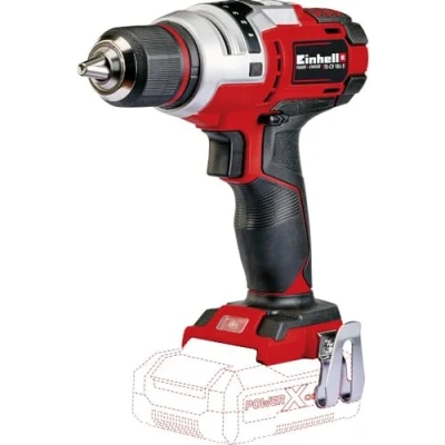 Image of Einhell Solo Power X Change TE CD 18 Li E Cordless Drill (Lithium Ion, 2 Speed Gearbox, 9 Levels with Electronic Torque Preset, Keyless Chuck Without Battery and Charger)