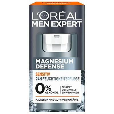 Image of L&#039;Oréal Men Expert Magnesium Defense Moisturiser for Sensitive Skin 1 x 50 ml