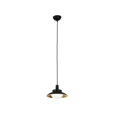 Image of Side Led Black Copper Pendant Lamp G9