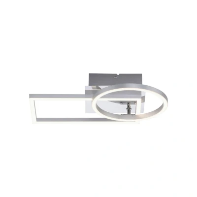 Image of JUST LIGHT. LED ceiling light Iven, steel, 37x26cm