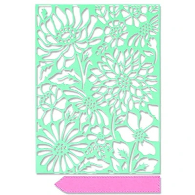 Image of Sizzix Thinlits Die Set 2PK Botanic Scene by Lisa Jones, 665808, Multicolor, One Size