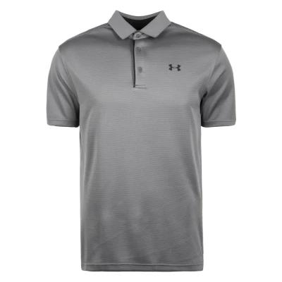 Image of Under Armour Tech Men&#039;s Polo Shirt,Graphite/Black,X Small