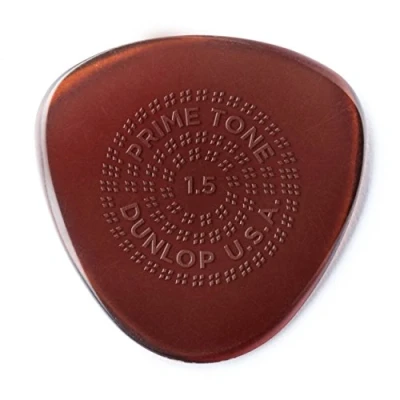 Image of Dunlop Primetone Semi Round 1.5mm Sculpted Plectra (Grip) 12 Pack