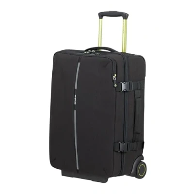 Image of Samsonite Securipak Travel Bag S with Wheels, 55 cm, 39 L, Black (Black Steel)