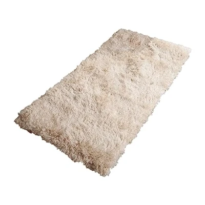 Image of Sienna Shaggy Rugs for Living Room, Bedroom Rug Thick 5cm Large Super Soft Comfy Fluffy Home Decor Anti Slip Non Shedding, Natural Cream 120x170