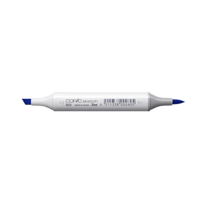 Image of Copic Sketch Coloured Marker Pen (B 23) Phthalo Blue, For Art &amp; Crafts, Colouring, Graphics, Highlighter, Design, Anime, Professional Beginners, Supplies Colouring Books