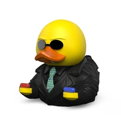 Image of TUBBZ First Edition: The Matrix Morpheus Cosplaying Rubber Duck Vinyl Figure