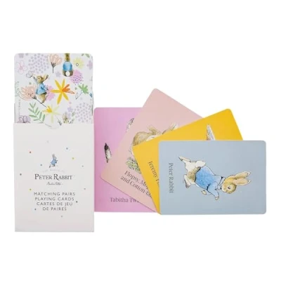 Image of Beatrix Potter Peter Rabbit Matching Pairs Snap Memory Playing Cards