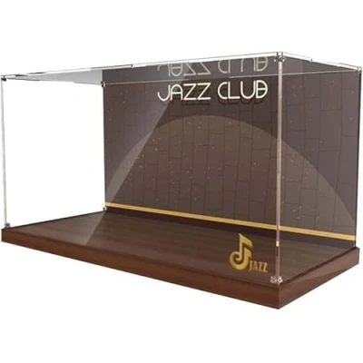 Image of Acrylic Display Case Compatible with Lego Ideas Jazz Quartet 21334, Dustproof Box for Collectors (Model Not Included) 3mm