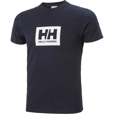 Image of Helly Hansen HH BOX T Print Tshirt, Men&#039;s, Size: Large, Dark blue