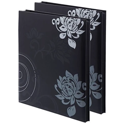 Image of walther Design Photo Album Black 400 Photos 10x15 cm Slip in Double Pack, Grindy EA 201 BD