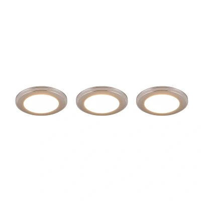 Image of Trio Lighting Argus LED downlight RGBW remote 3er chrome
