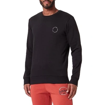 Image of Bestseller A/S Men&#039;s Jjthiba Sweat Crew Neck Sweater, Black, XL