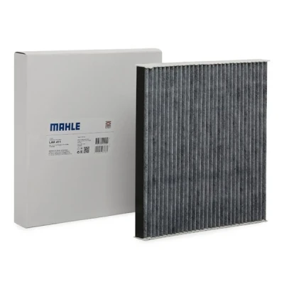 Image of 72352938 Pollen Filter MAHLE ORIGINAL LAK 411 Activated Carbon 235,0mm 250mm 25,0mm PEUGEOT: Boxer Van, Platform / Chassis