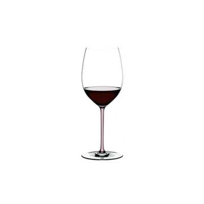 Image of Riedel Hand Made Fatto A Mano Cabernet/Merlot Glass Pink