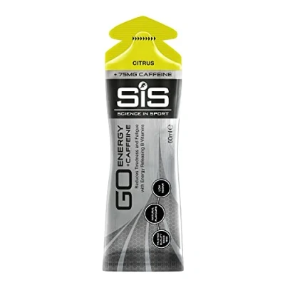 Image of Science in Sport GO Plus Caffeine Gel Citrus 60 ml Tube Box Of 30 citrusfl