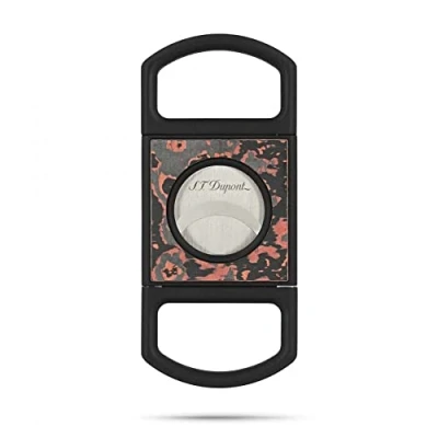 Image of S.T. Dupont Cigar Cutter Carbon Fiery Lava