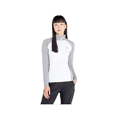 Image of Dare2b Women&#039;s Involved II Stretch Sweater, White/Ash, 14