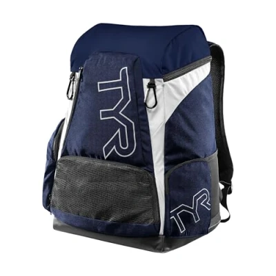 Image of TYR Alliance 45L Backpack Unisex Rucksack, Size: One Size, White/navy